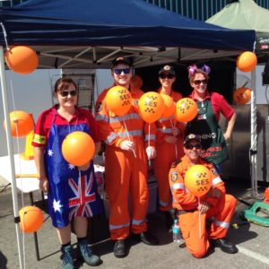 SES volunteers at Willetton Bunnings Great Aussie BBQ